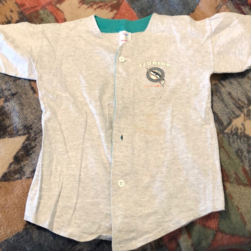 Vintage kids Florida Marlins t shirt